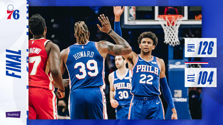 76人主场大胜老鹰，西蒙斯20+21全面表现领队取胜的简单介绍